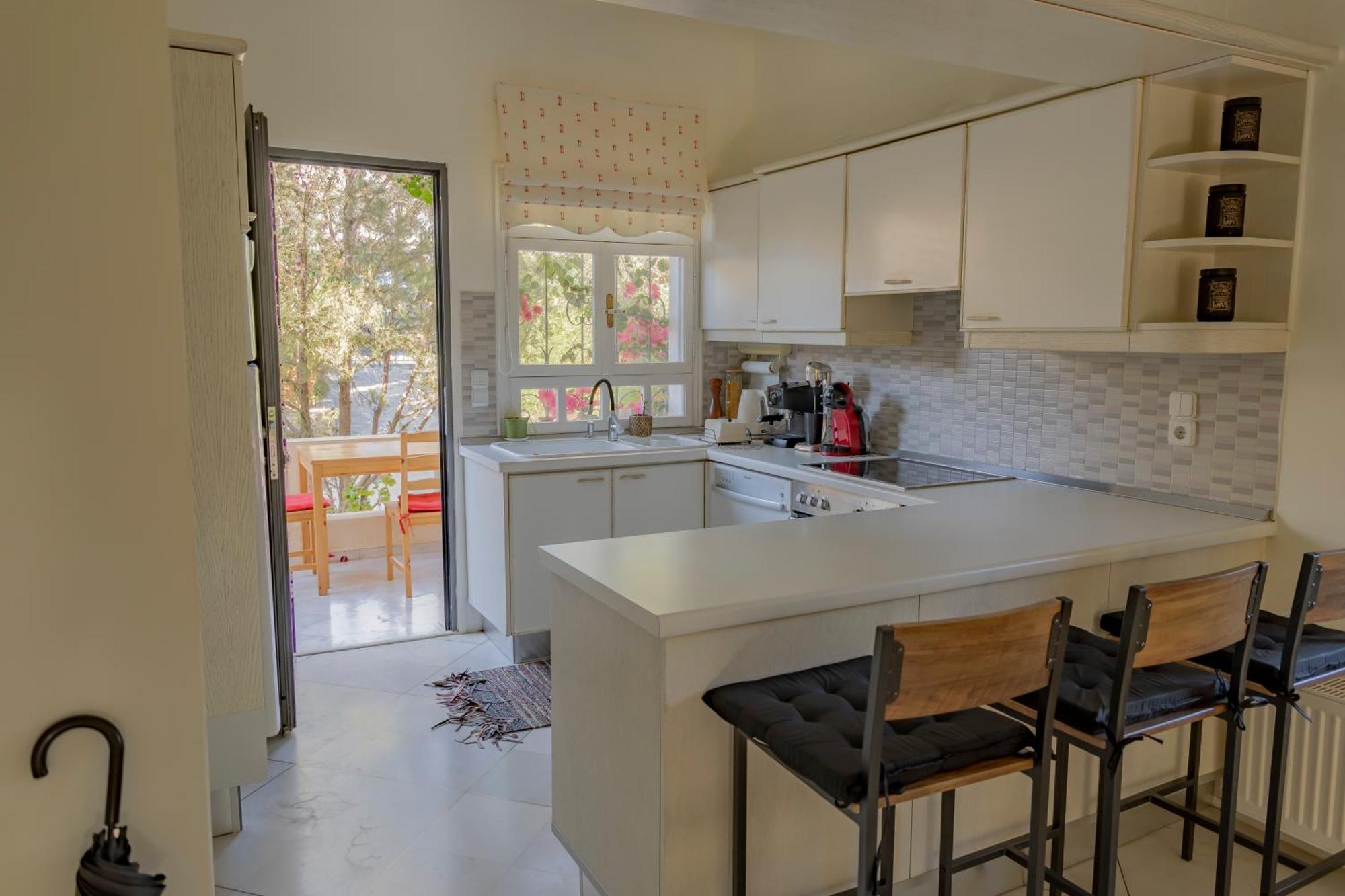 Private Pet Friendly Villa 圣尼古拉奥斯 外观 照片