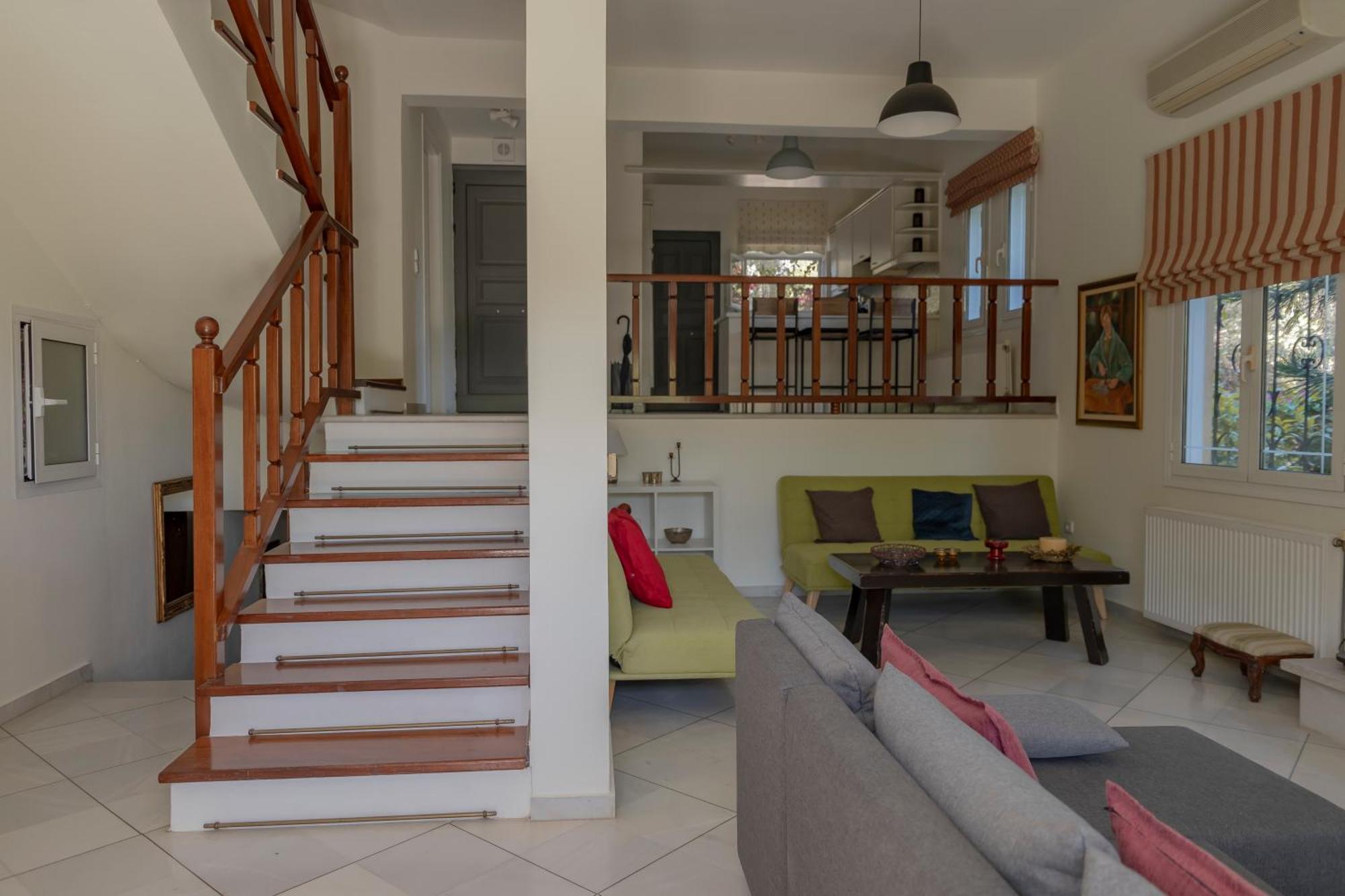 Private Pet Friendly Villa 圣尼古拉奥斯 外观 照片